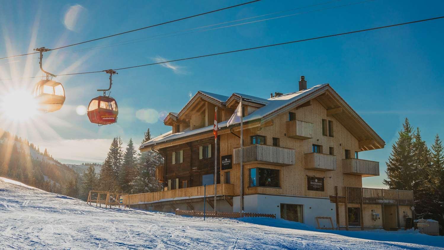 Rinderberg Swiss Alpine Lodge Zweisimmen Bagian luar foto