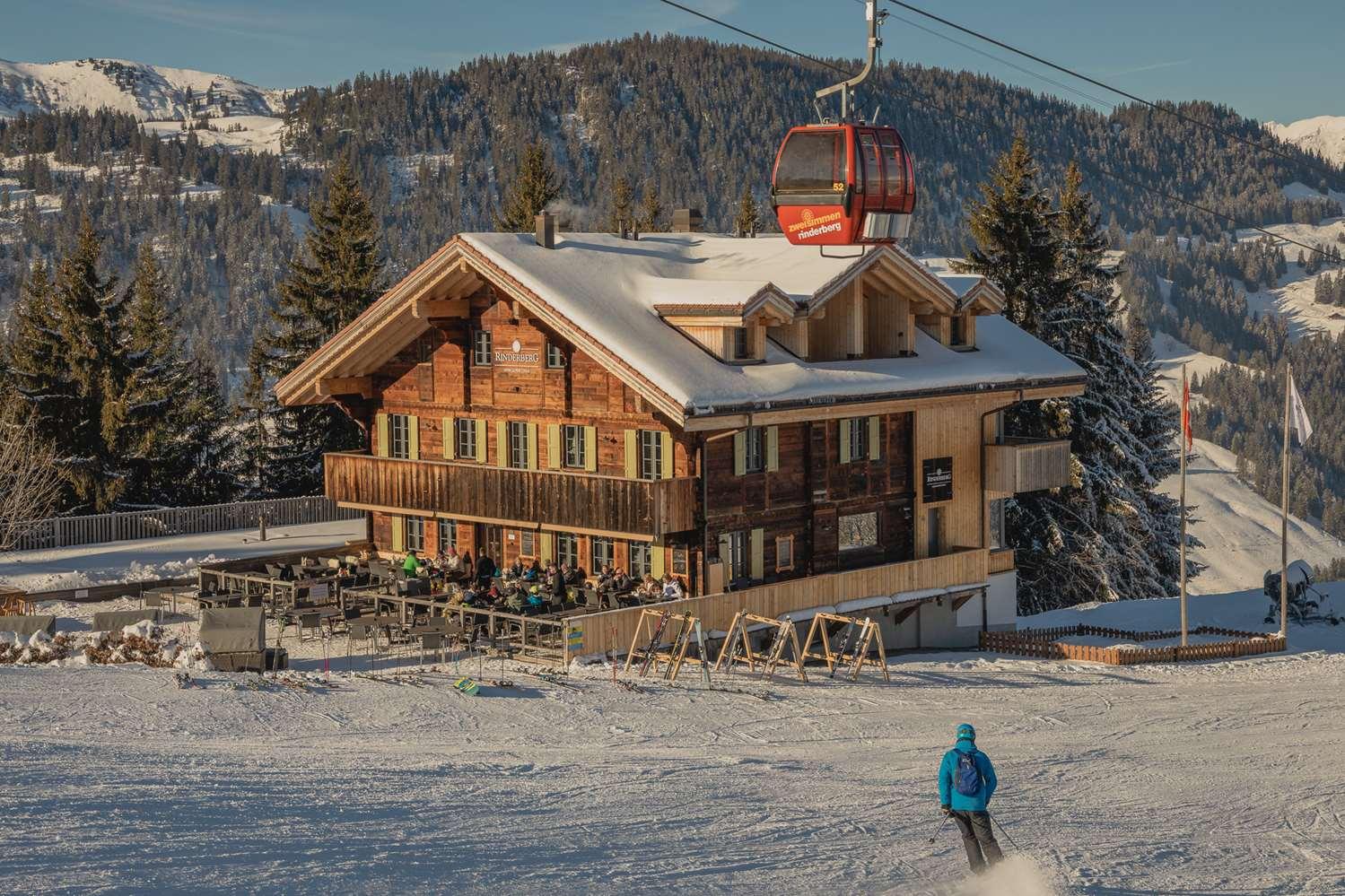 Rinderberg Swiss Alpine Lodge Zweisimmen Bagian luar foto