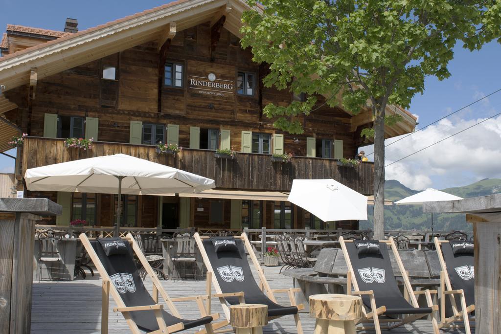 Rinderberg Swiss Alpine Lodge Zweisimmen Bagian luar foto