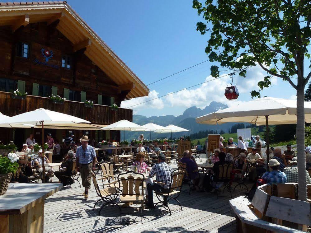 Rinderberg Swiss Alpine Lodge Zweisimmen Bagian luar foto