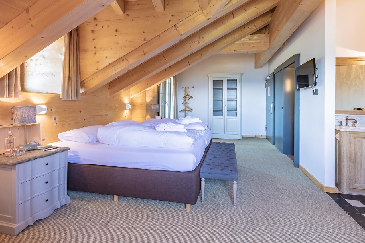 Rinderberg Swiss Alpine Lodge Zweisimmen Bagian luar foto