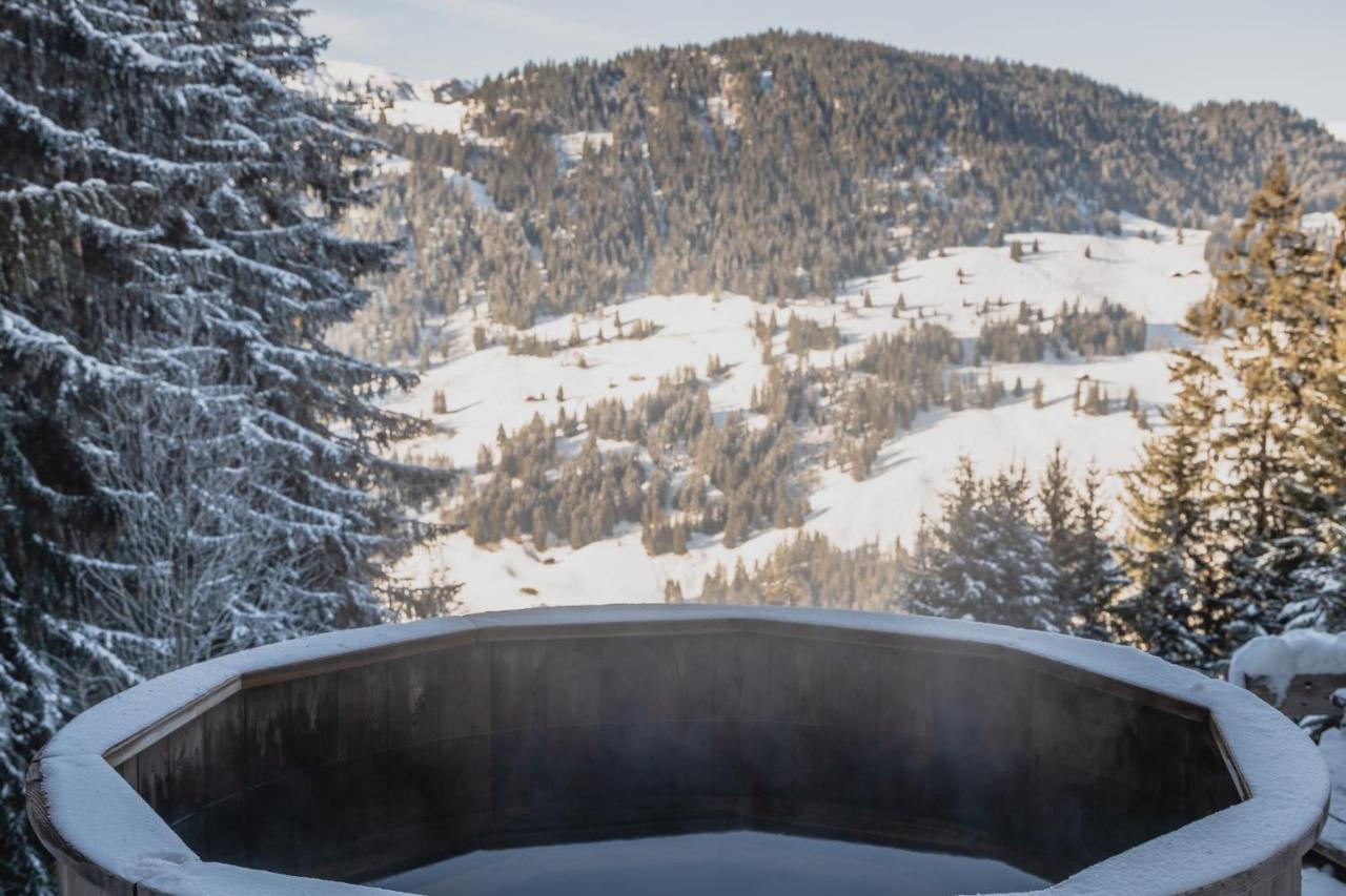 Rinderberg Swiss Alpine Lodge Zweisimmen Bagian luar foto