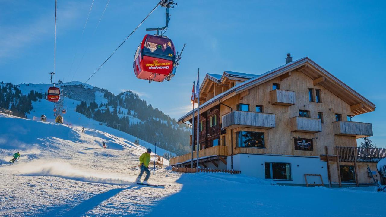 Rinderberg Swiss Alpine Lodge Zweisimmen Bagian luar foto