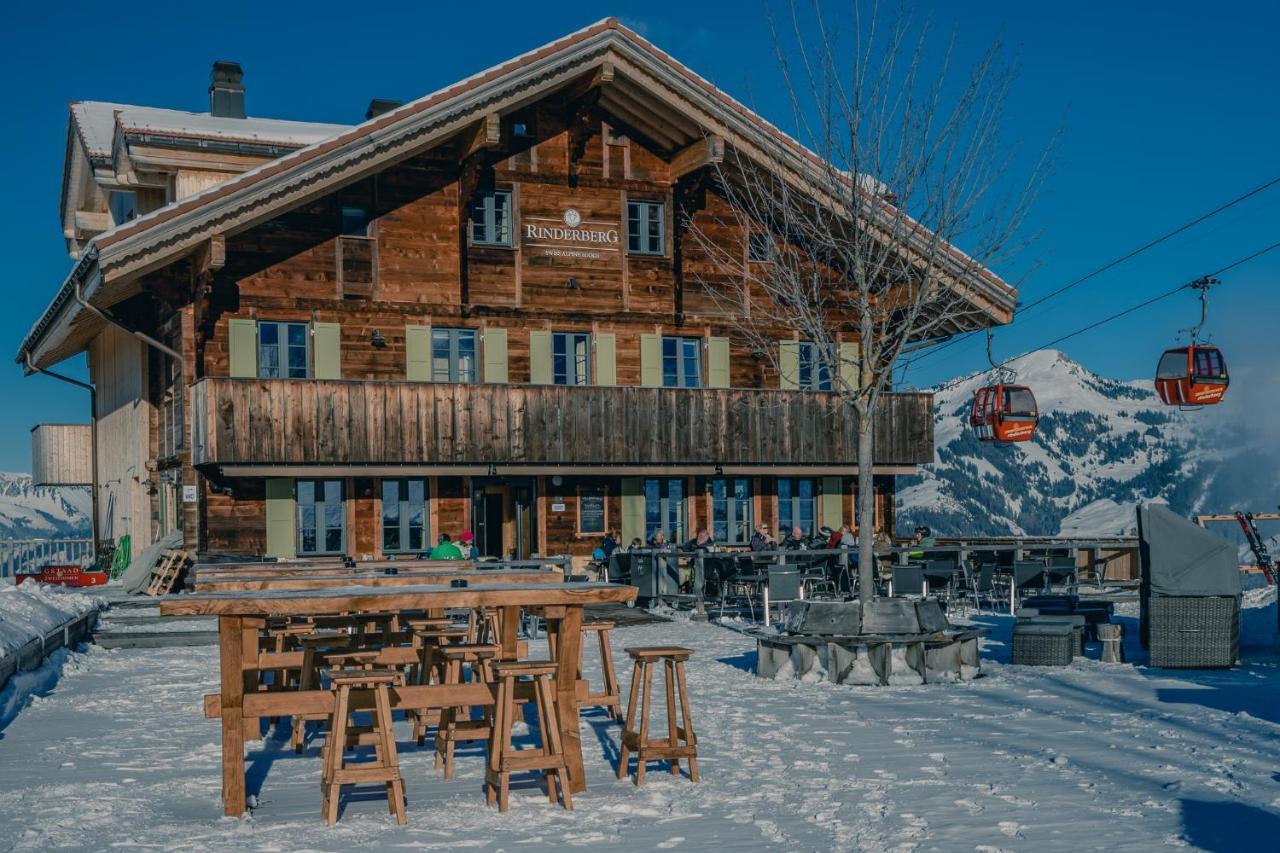 Rinderberg Swiss Alpine Lodge Zweisimmen Bagian luar foto